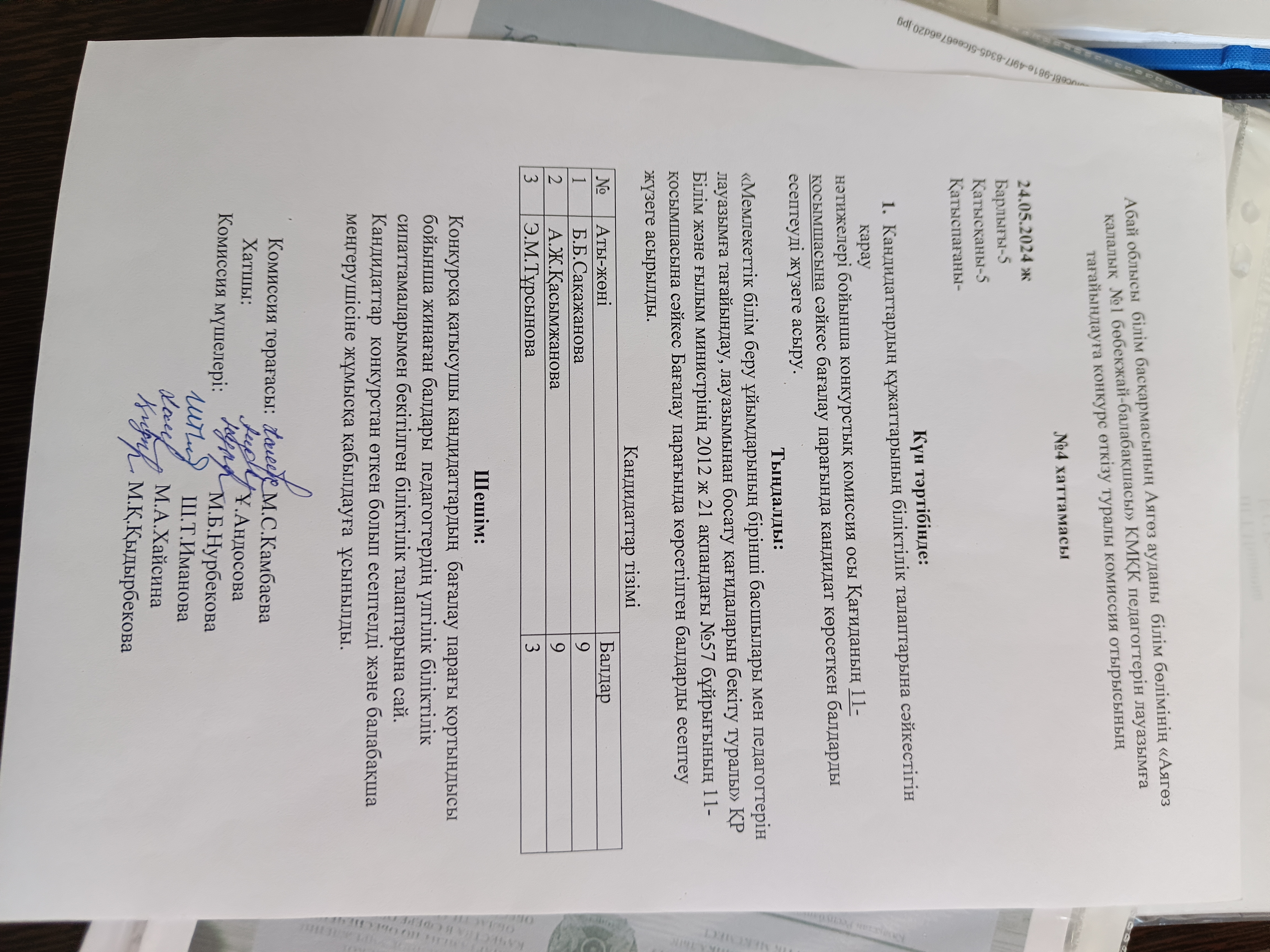  Касымжанова Турснова